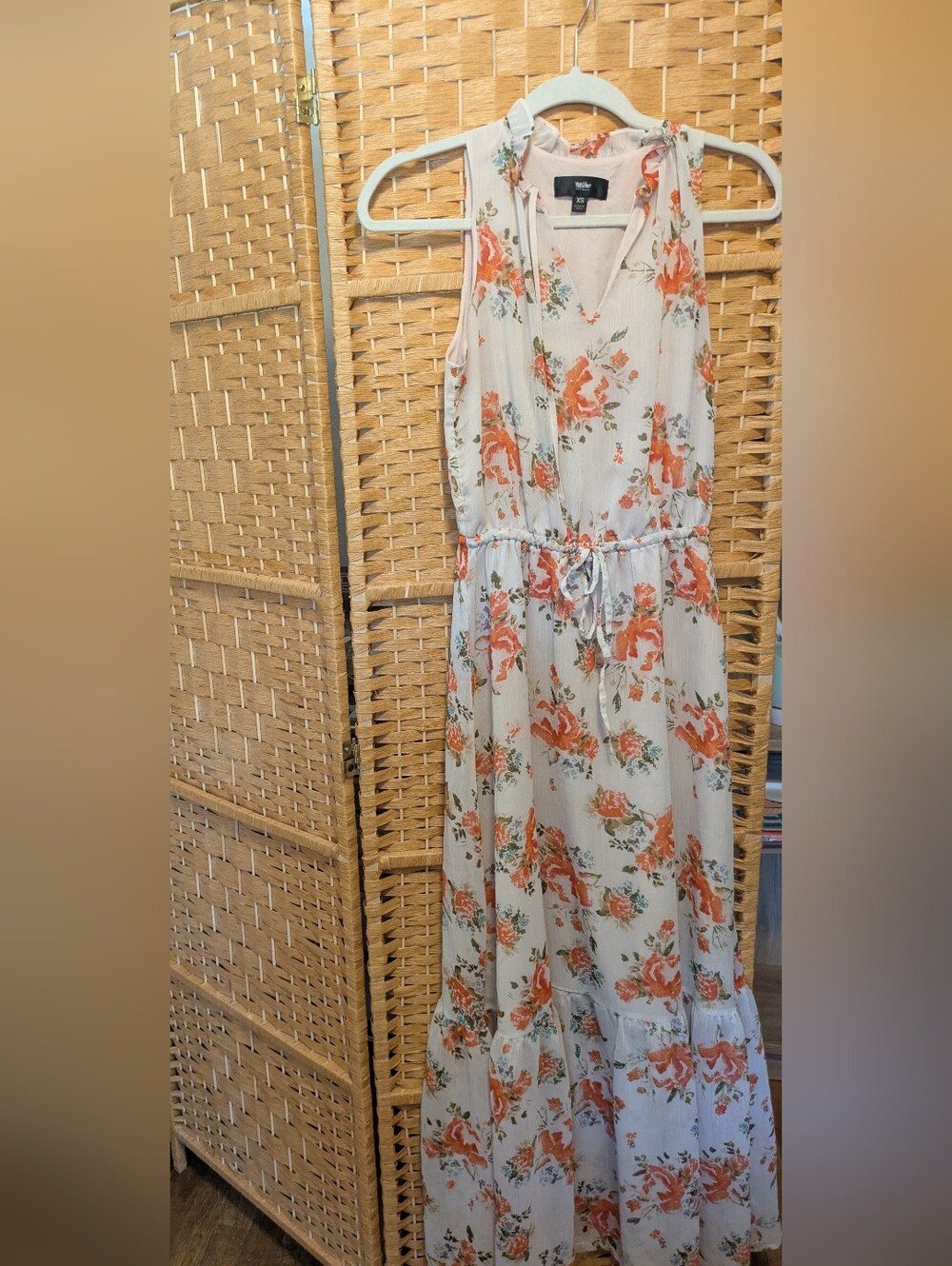 Sleeveless Floral Maxi Dress